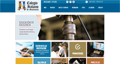 Desktop Screenshot of colegioitaliano.edu.gt